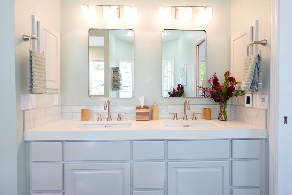 Bathroom Design for Remodel with Double Vanity Bathroom Design for Remodel with Double Vanity