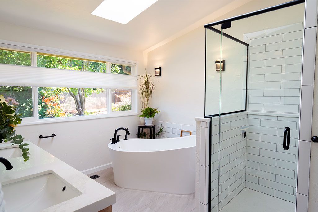 Bathroom Remodel in Eugene is Serene Retreat