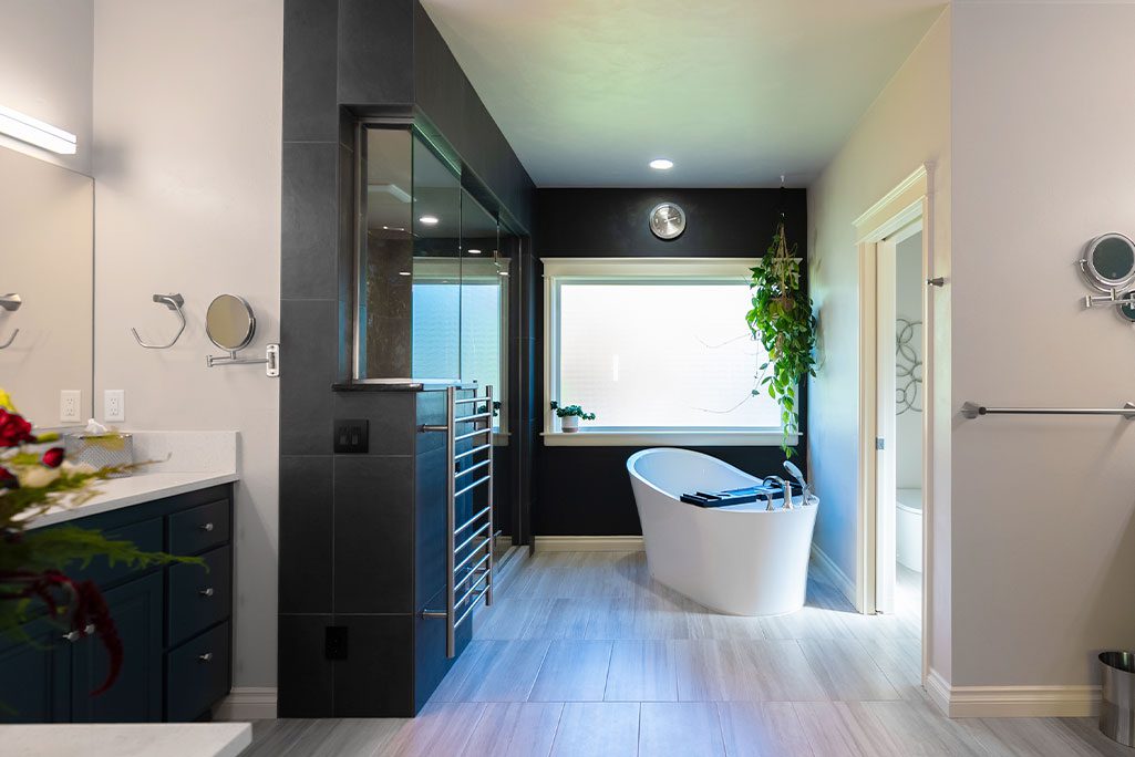 Master Bathroom Remodel with Heated Tile Flooring